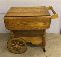 Vintage Serving Push Cart