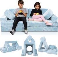 Lunix LX15 14pcs Kids Play Couch - Blue