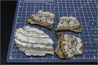 Silver lace onyx slabs, CA, 9.8 oz