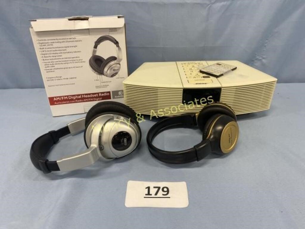 Bose CD Player; Head Phones