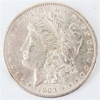 Coin 1903  Morgan Silver Dollar Almost Unc.