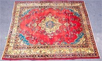 Beautiful Persian Rug Hand Knotted Tabriz Carpet