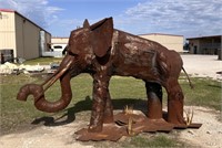 Elephant Statue made by students of Iron Pieces