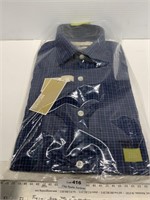 New Michael Kors Men’s Dress Shirt Blue 14