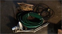 Extension cords,hose ,light