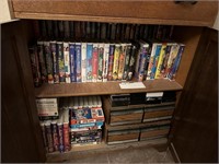 CONTENTS OF CABINET HUGE LOT OF VHS TAPES DISNEY +
