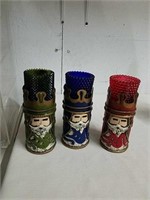 Three kings candle holders