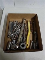 Group of Craftsman and other wrenches and more