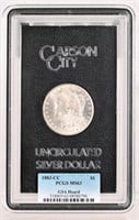 1883-CC Morgan Silver Dollar GSA Slab PCGS MS63