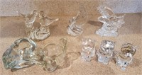 8 Princess House And Other Glass Figures
