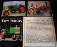 Lot of 4- Tractor Pictures & Booklet