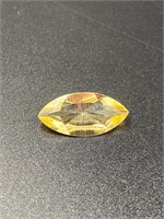 1.25 Carat Marquise Cut Yellow Topaz GIA