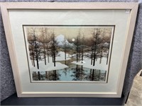 “ First Snow “ 387/475 Signed Framed in Blond