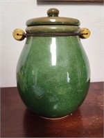 Stoneware Jar with Lid