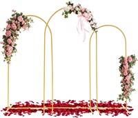 Gold Wedding Arch Stand 6FT  5FT  4FT Set of 3