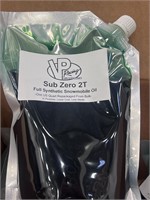 Sub Zero 2T Full Synthetic SnowMobile Oil; 1Q Bags