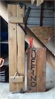 Wooden Truck Tail Gate 5ftx11in. & Ruffini Crate