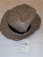 NWT HAT ATTACK PAPER STRAW HAT MSRP $79.50 #108