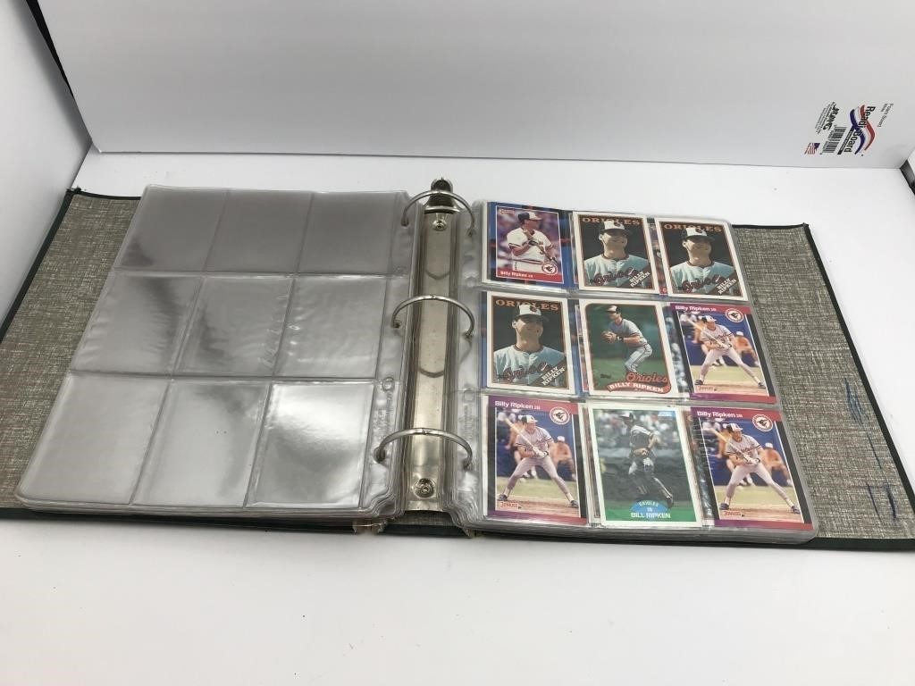 NOTEBOOK BASEBALL TRADING CARDS AND EXTRA