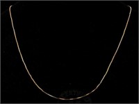 20 inch Tri Tone Box Chain Necklace