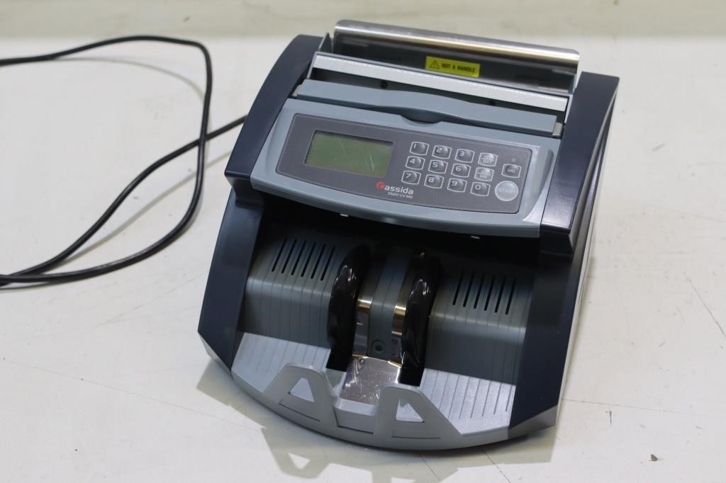 WORKING MONEY COUNTER W/COUNTERFEIT DETECTOR