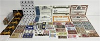 LOT OF ASSORTED COINS & COLLECTIBLES