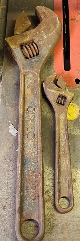18" and 10" Cresent  Wrenches