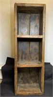 Wooden box  shelf  9x27x6  "