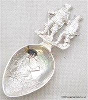 Edwardian Sterling Silver Caddy Spoon