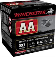 Winchester Ammo AASC288 AA Sporting Clay 28 Gauge