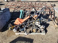 Pallet of Chainsaws & Weedwackers - Untested