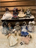 DOLL LOT WITH SOME ANTIQUE