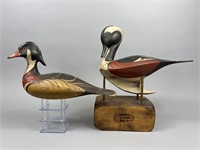 2 Jerry "G.F." Cranwill Duck Decoys