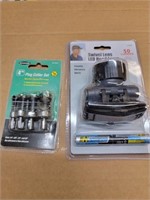 F7) Plug cutting set and headlamp