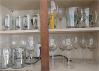 Wine Glasses, Beer Mugs, etc.