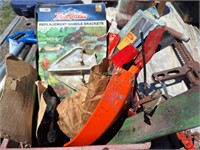 Crate: Lawn Mower Blades & Parts