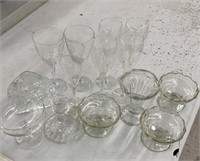 Grouping of glassware