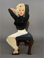 Kathy Callahan, Marilyn Monroe figural chair.