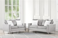 HH74497 Cinderella 2 Sofa Set Silver