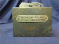 COIN BANK, STATE BANK OF WEST TERRE HAUTE