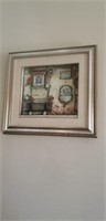 "Battelli" Signed 3D Painting "Wall with Bench"
