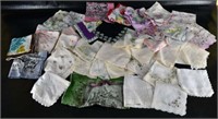 40 Vintage Handkerchiefs