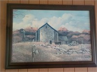 Stone barn picture
