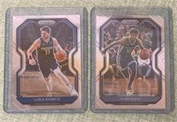 2021 Panini Prizm Luka Doncic & Ja Morant Cards