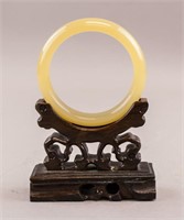 Chinese Very Fine Natural Yellow Jade Bangle