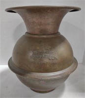 (AF) Union Pacific RR brass spittoon measuring