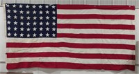 (AF) Lot of 2 large American flags including one