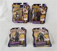 4 New Carded Avengers Infinity War Action Figures