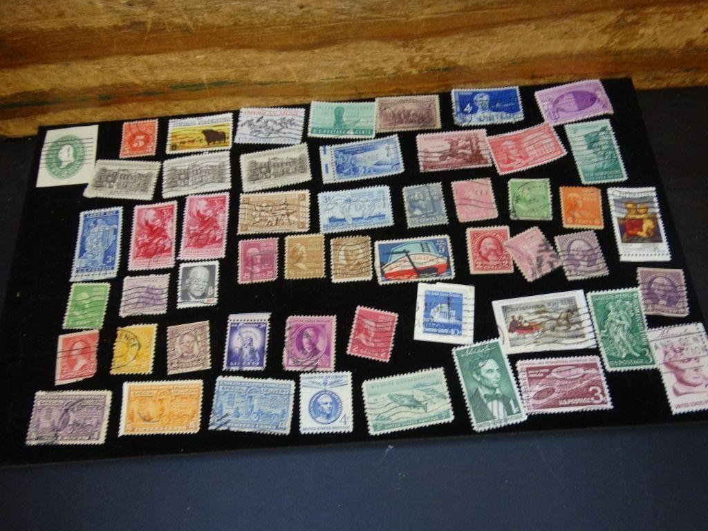 Old Cancelled U.S. Postage Stamps