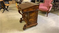 Antique Captain's Ship's Writing Desk